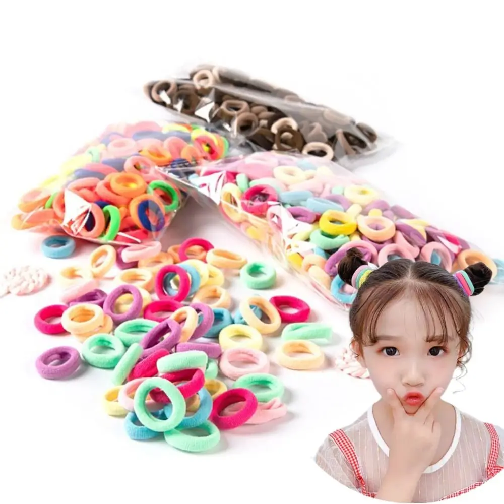 

Nylon Styling Tools Kids Hair Accessories For Girls Soft Rubber Bands Elastic Hair Bands Ponytail Holder Scrunchie