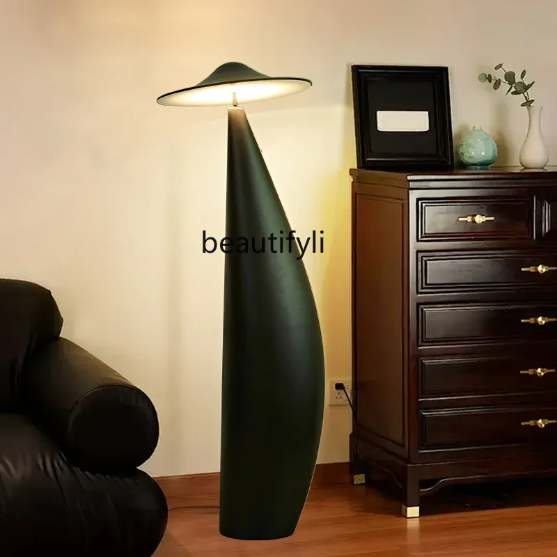 Гостиная прием торшер освещение украшение китайская вертикальная лампа ваби