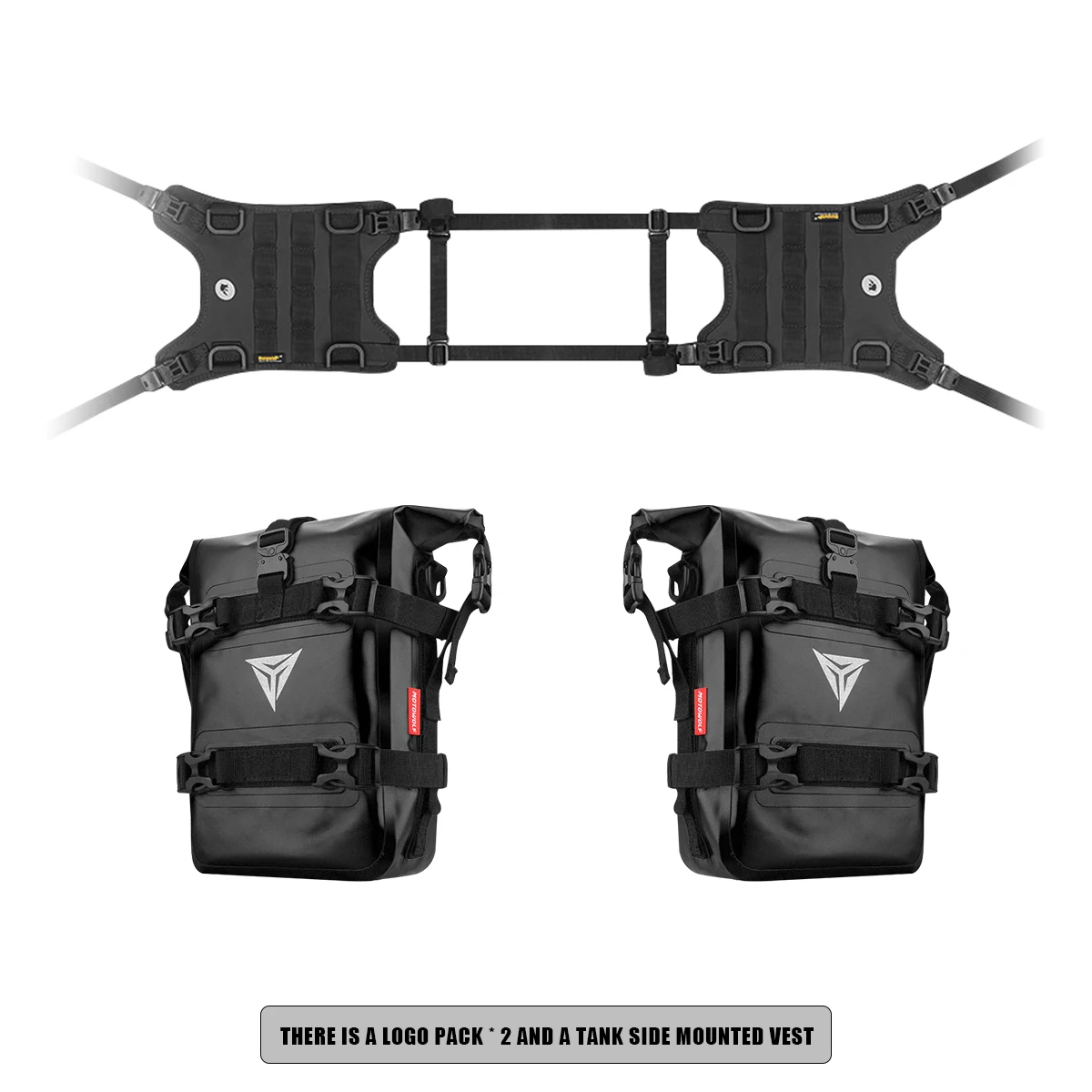 

Сумка На Бак Мотоцикла, Боковая Рама, Крепление Для Топливного Бака, Вспомогательная Прочная Сетчатая Ткань 500D