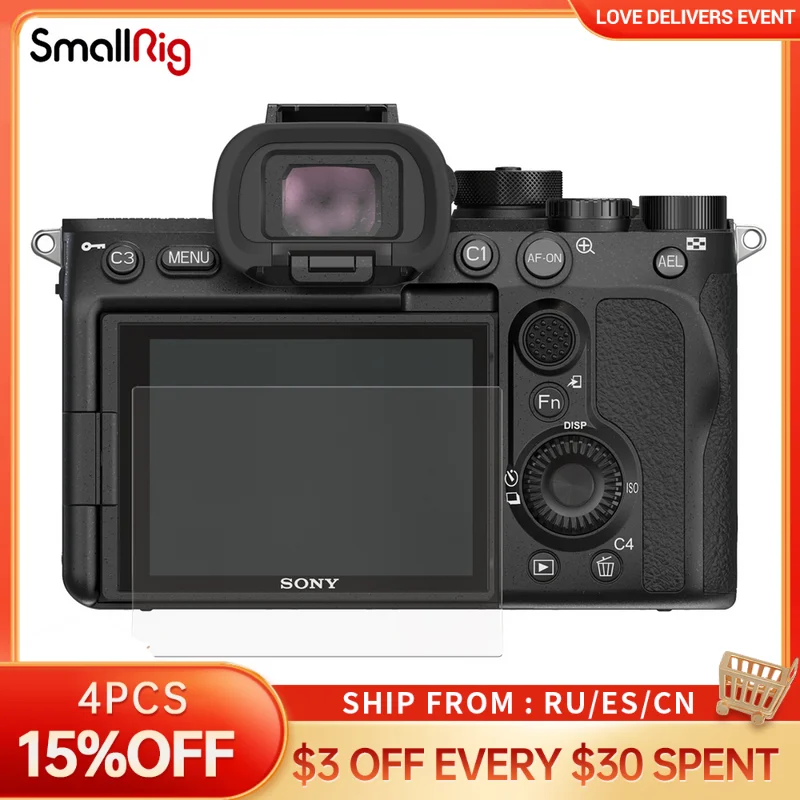 

SmallRig Tempered Glass Screen Protector for Sony A7 & A9 & RX100 & ZV1 Camera (2 pcs) 3191