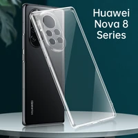 transparent phone case for huawei nova 8 pro se 8i youth soft tpu back cover nova8 nova8i nova8 8pro 8se shockproof funda coque