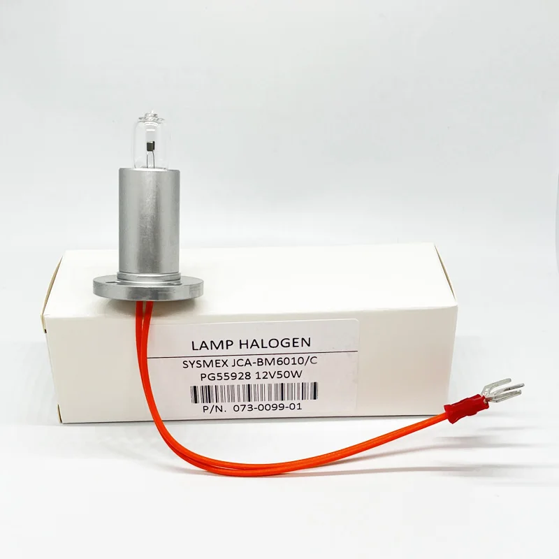 Галогенная лампа PG55928 12 В 50 Вт для SYSMEX BM6010C BM6010 JCA-BM6010 JCA-BM6010C Bayer Advia 1200/1650/1800/2400/2600