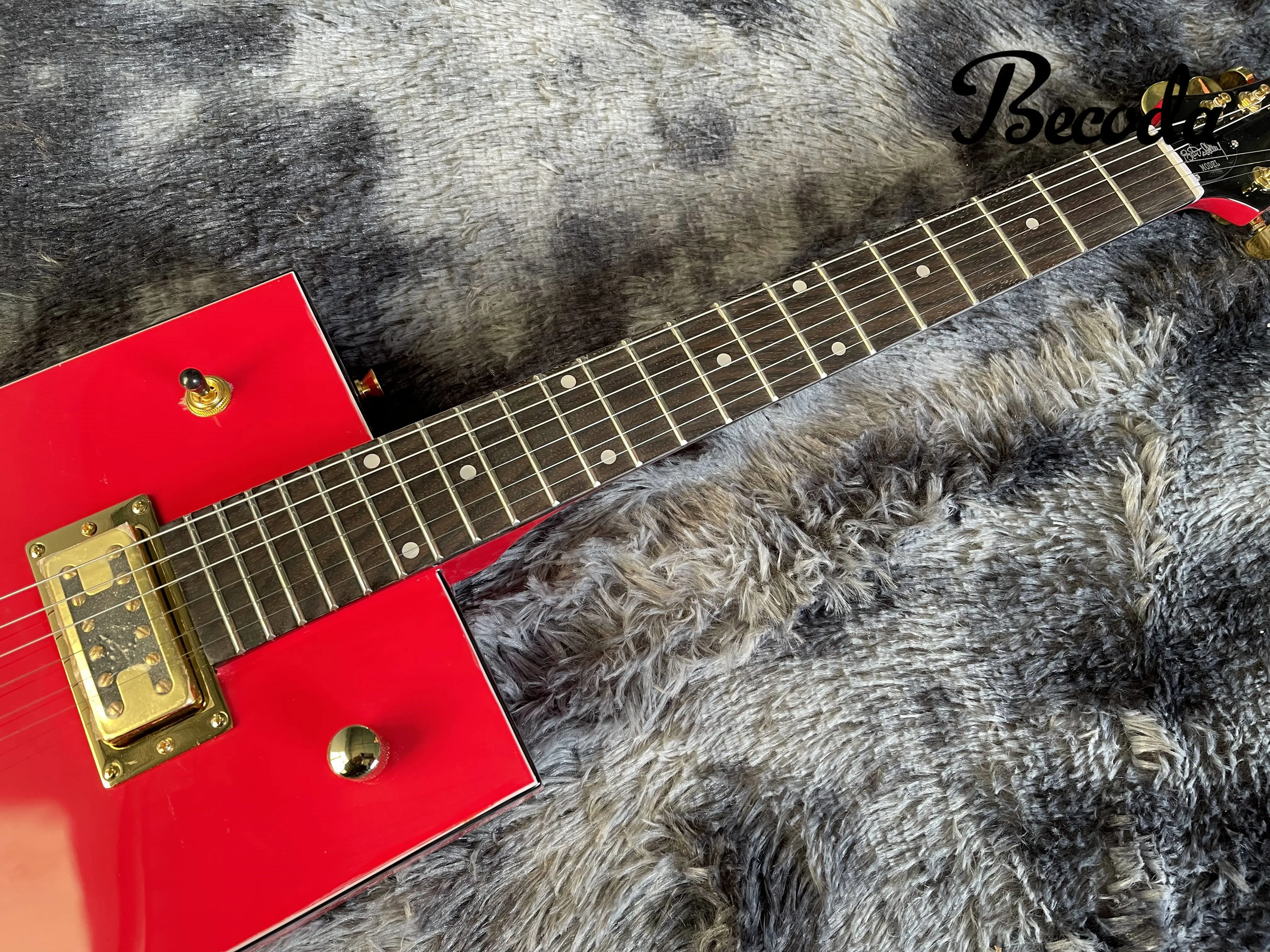 Электрическая гитара Becoda custom shop, Высококачественная гитара GRE tsch, золотая фурнитура, система tremolo