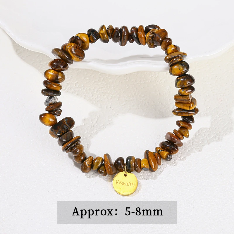 Улучшенный натуральный желтый камень тигровый глаз аметист цитрин чип бусина с