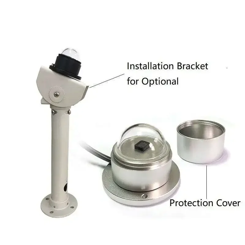 BGT-JYZ 0-5V RS485 4-20mA силиконовый Пиранометр датчик солнечного излучения для