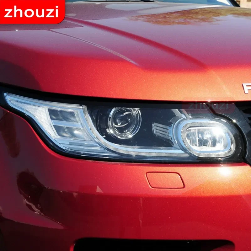 2 шт. для Range Rover Sport L494 2014-настоящее время тонировка автомобильной фары Черная