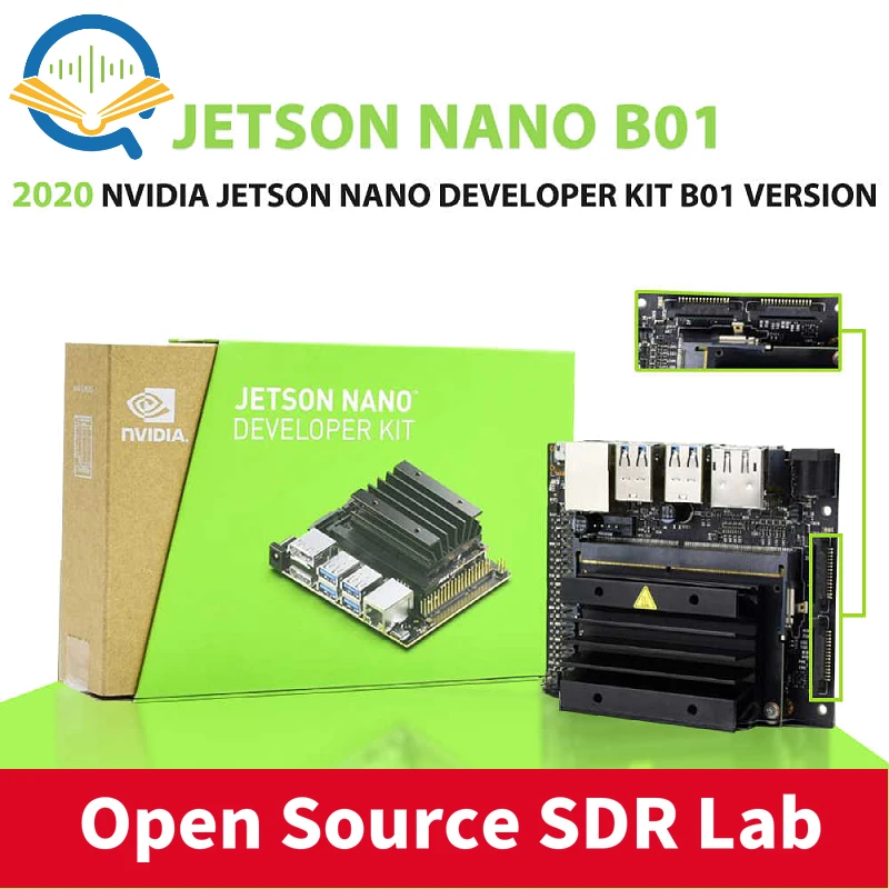 Плата для разработки искусственного интеллекта Nvidia Jetson Nano B01 AI визуальное