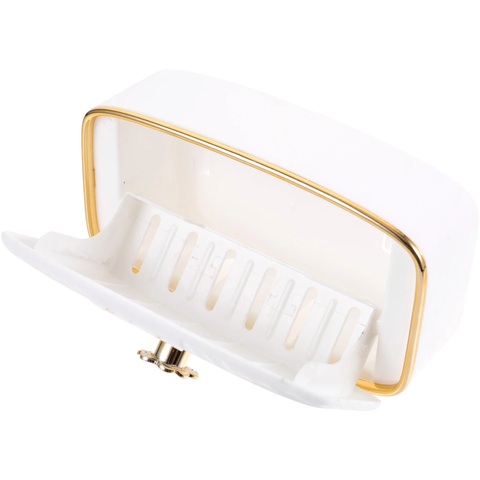 

Soap Dish Holder Box Wall Showercase Kitchen Bathroom Container Rack Drain Saver Draining Tray Mount Drainagemounted Bar