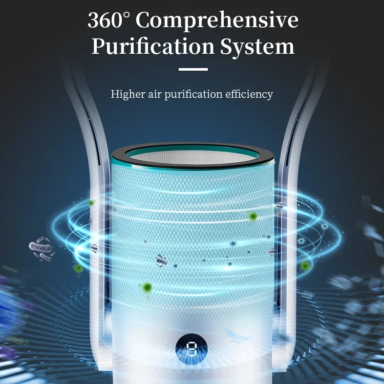 Kipas Angin Ruang Tamu Tuya Wi-Fi с дистанционным управлением бесшумный безлопастной башенный