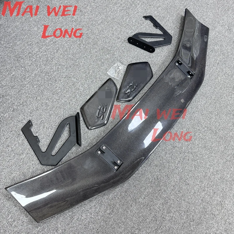 Задний спойлер багажника из углеродного волокна двухэтажная крыла для Porsche Cayman 718