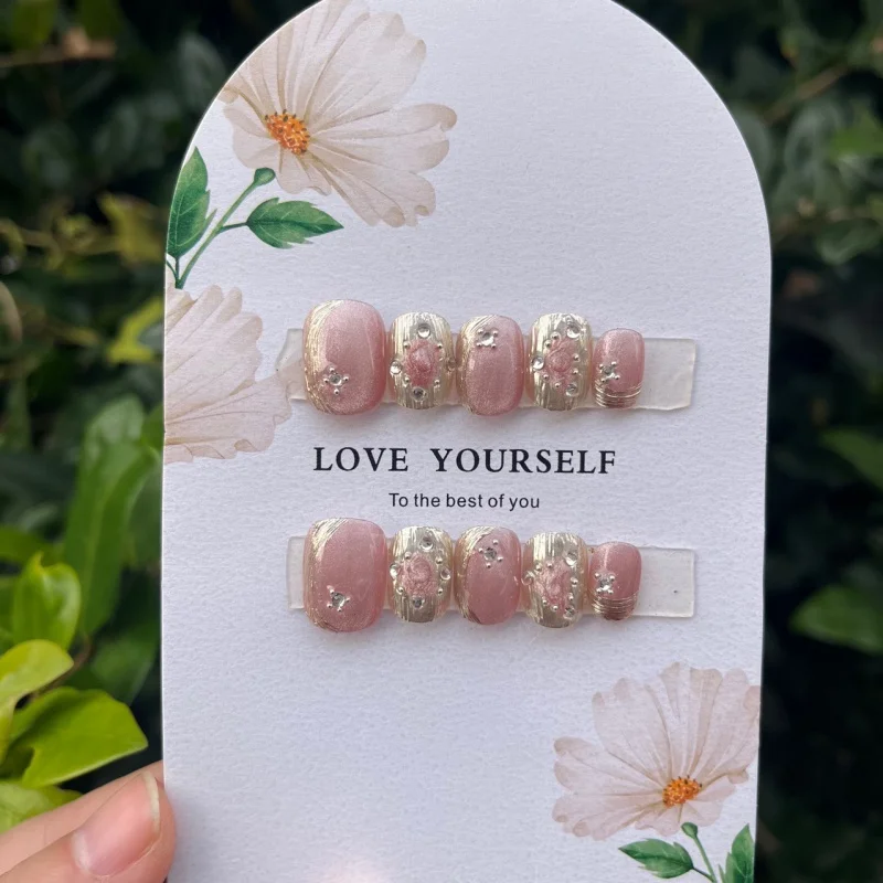 Misskitty ручная работа с прессом на фотогвоздях Носите Короткие квадратные круглые