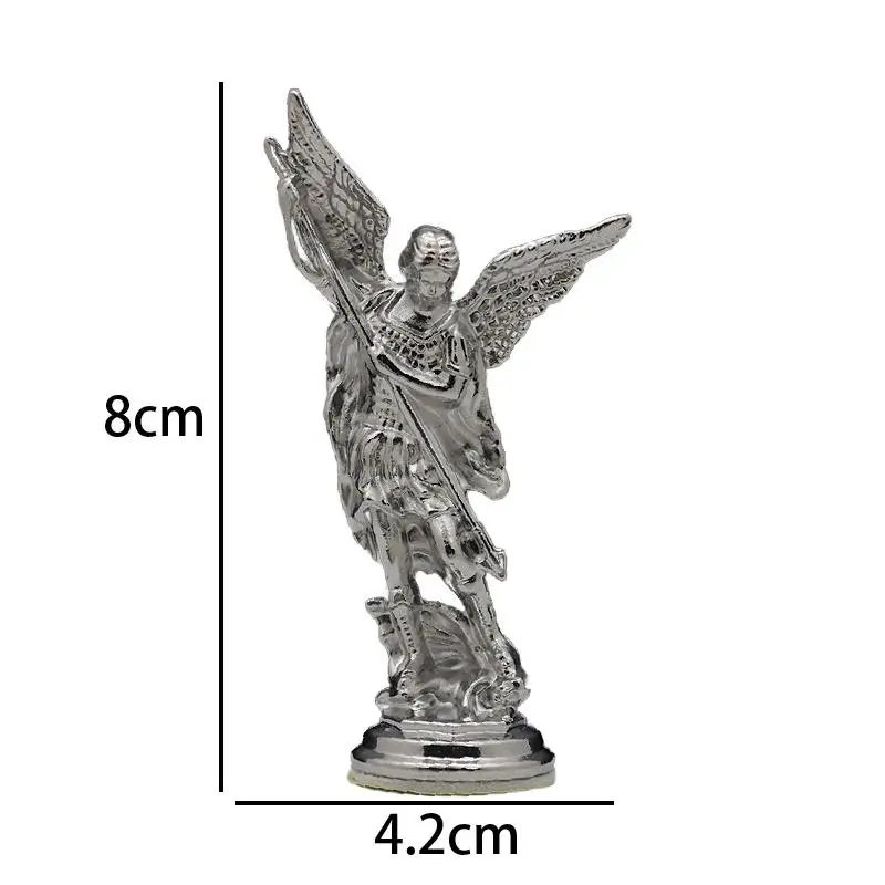 Статуэтка Святого ангела Михаила металлическая статуя винтажные металлические