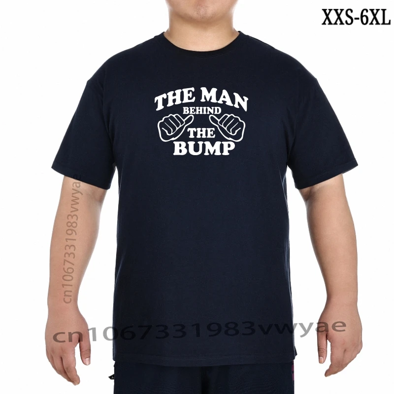 

The Men Behind The Bump T Shirt Father To Be New Baby Dad Daddy Pregnancy Gift Tshirt High Quality O Neck T Shirt XXS-6XL