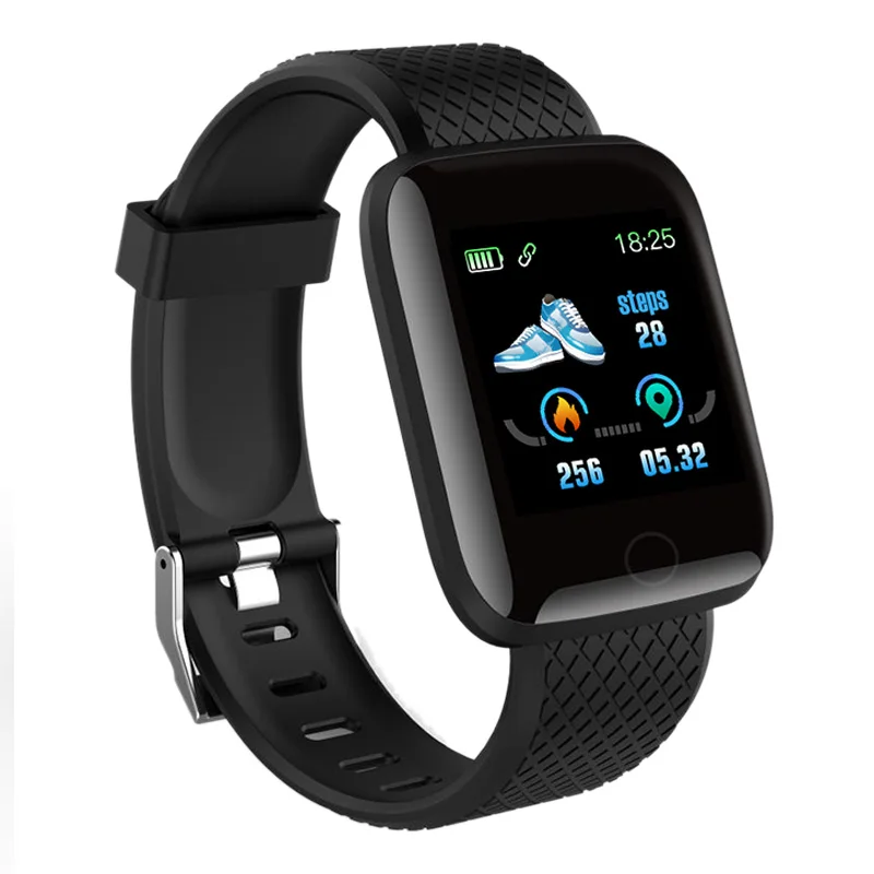 

Color Screen 116Plus Smart Bracelet D13 Bracelet Pedometer Sleep Monitoring IP67 Waterproof USB Smart Watch