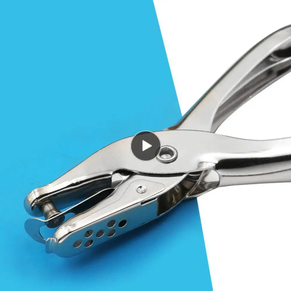 

Автоматический сброс дырокол для бумаги удобные плоскогубцы с одним отверстием Нескользящая ручка автоматически открывающийся ручной Дырокол