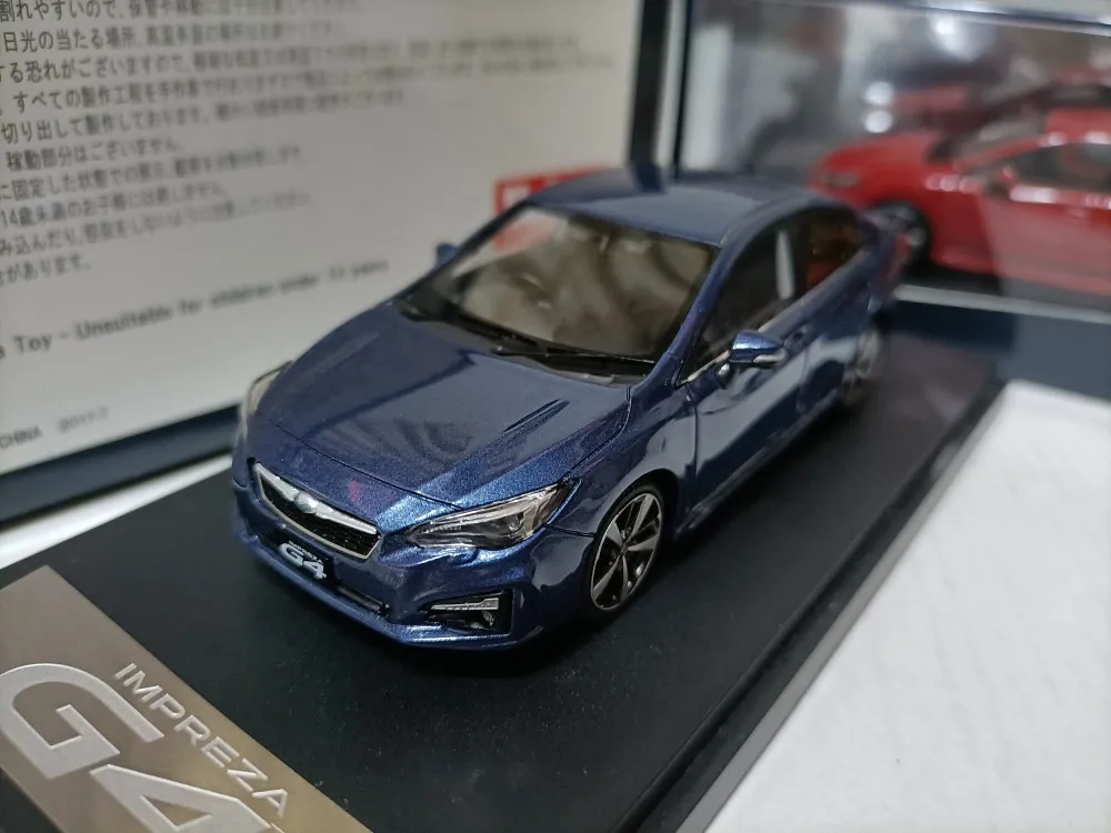 

MARK43 1 43 Subaru Impreza G4 2.0i-S синяя модель автомобиля купе