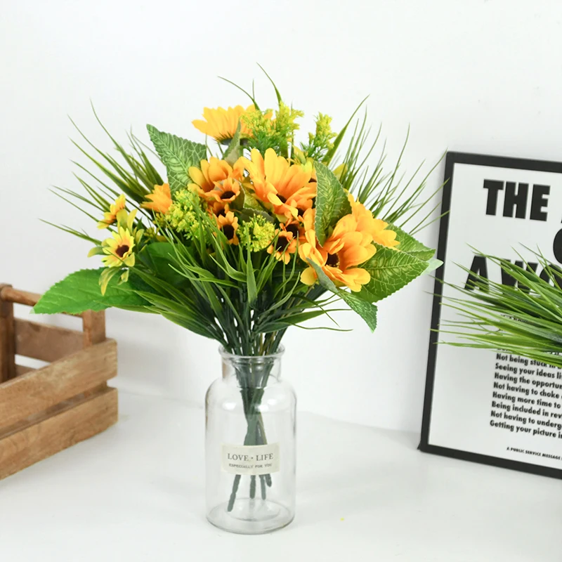 

1/2pcs Artificial Onion Grass Faux Pampas Grass Plants Tropical Plant Indoor Fake Reed Wheat Grass Outdoor For Living Room Decor