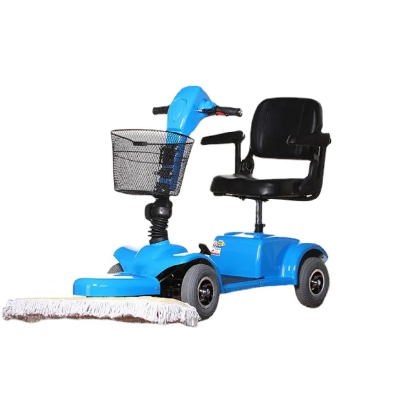 

zqShopping Mall Electric Mopping Machine Floor Cleaning Driving Dust Cart Hotel Hotel Underground Garage Floor Mopping Car
