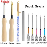 poking cross stitch tools punch needles embroidery stitching punch needle knitting needle handmaking sewing needles