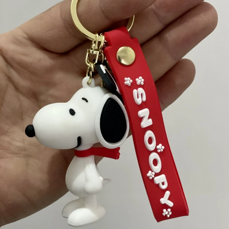 Брелок Snoopy для мужчин и женщин Аниме Кукла подвесные аксессуары рюкзака кольцо