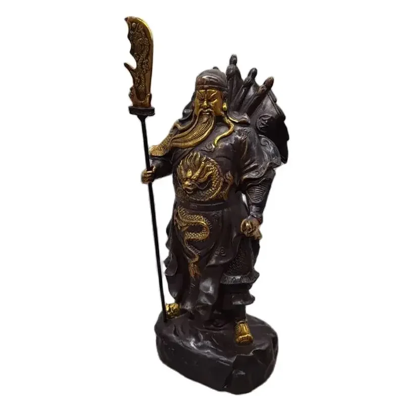 Zhongyi Guan Gong медь позолоченный украшение дома латунь Er Ye открытие подарок