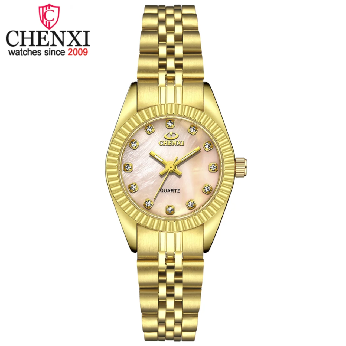 CHENXI Fashion Women Watch Top Luxury Brand Golden Quartz Ladies Elegant Woman Watches Waterproof Small Female Wrist Watch