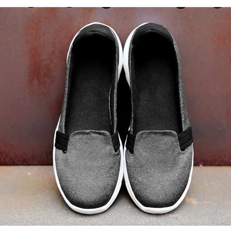 Summer New Women Flats Casual Shoes Soft Sole Lazy Shoes Slip-On Comfortable Breathable Walking Shoes Cushioning Durable