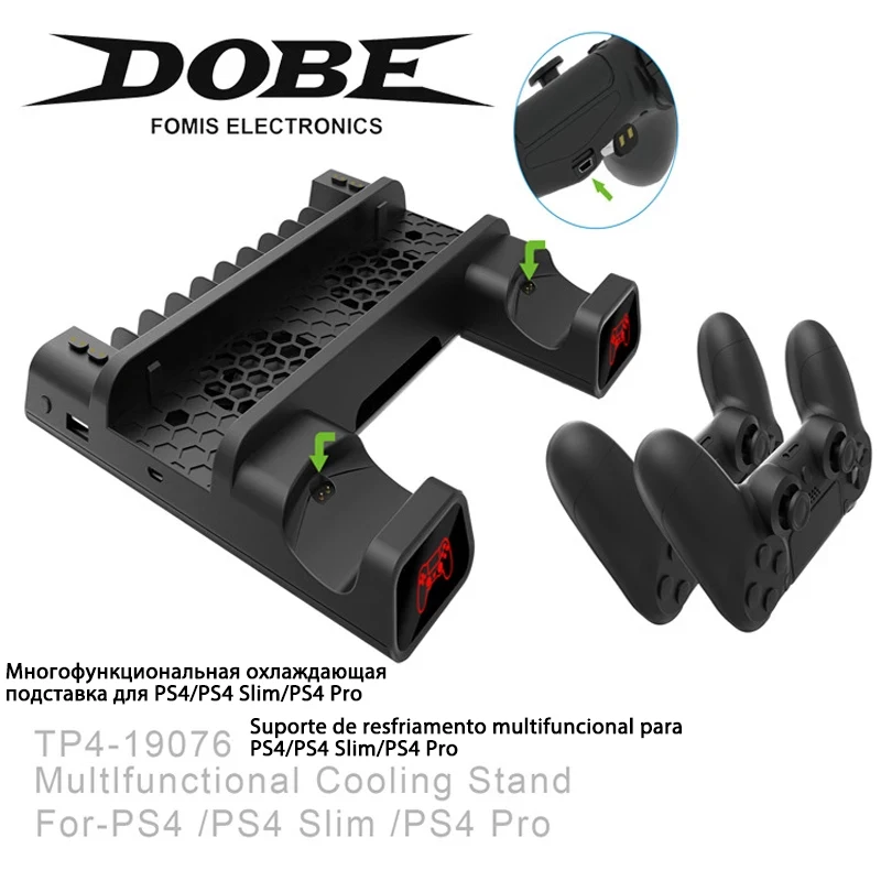 cooling fan for sony play station ps4 slim pro playstation ps 4 stand game console support controller cooler accessories control free global shipping