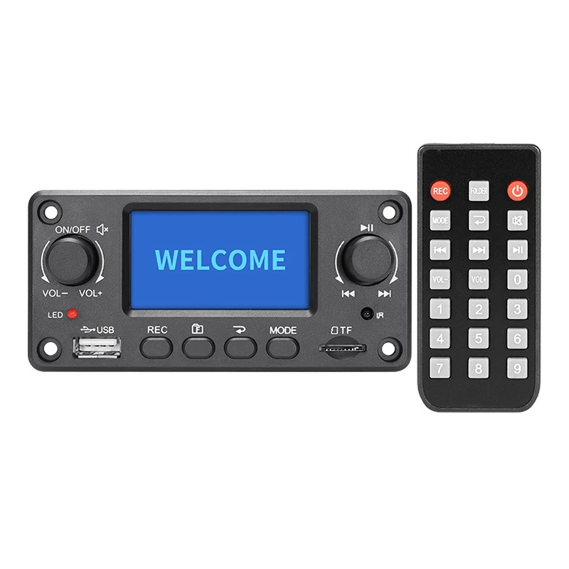 

Цифровой аудиоплеер TPM118B, MP3 декодер, плата, Высококачественный портативный модуль MP3-плеера с Bluetooth и FM-радио