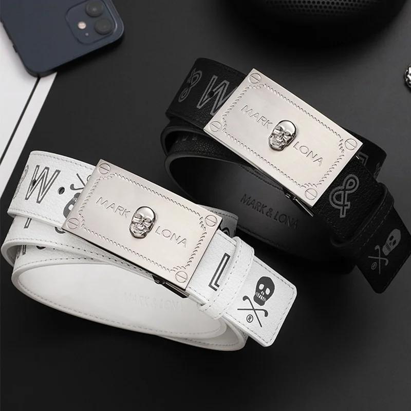 

Golf clothing belt Golf leather belt can be cut