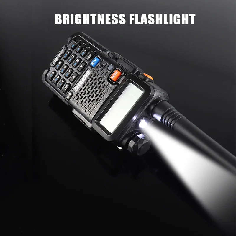 2pcs dual band two way radio baofeng uv 5r walkie talkie 5w 128ch uhfvhf 136 174mhz400 520mhz ham radios free global shipping
