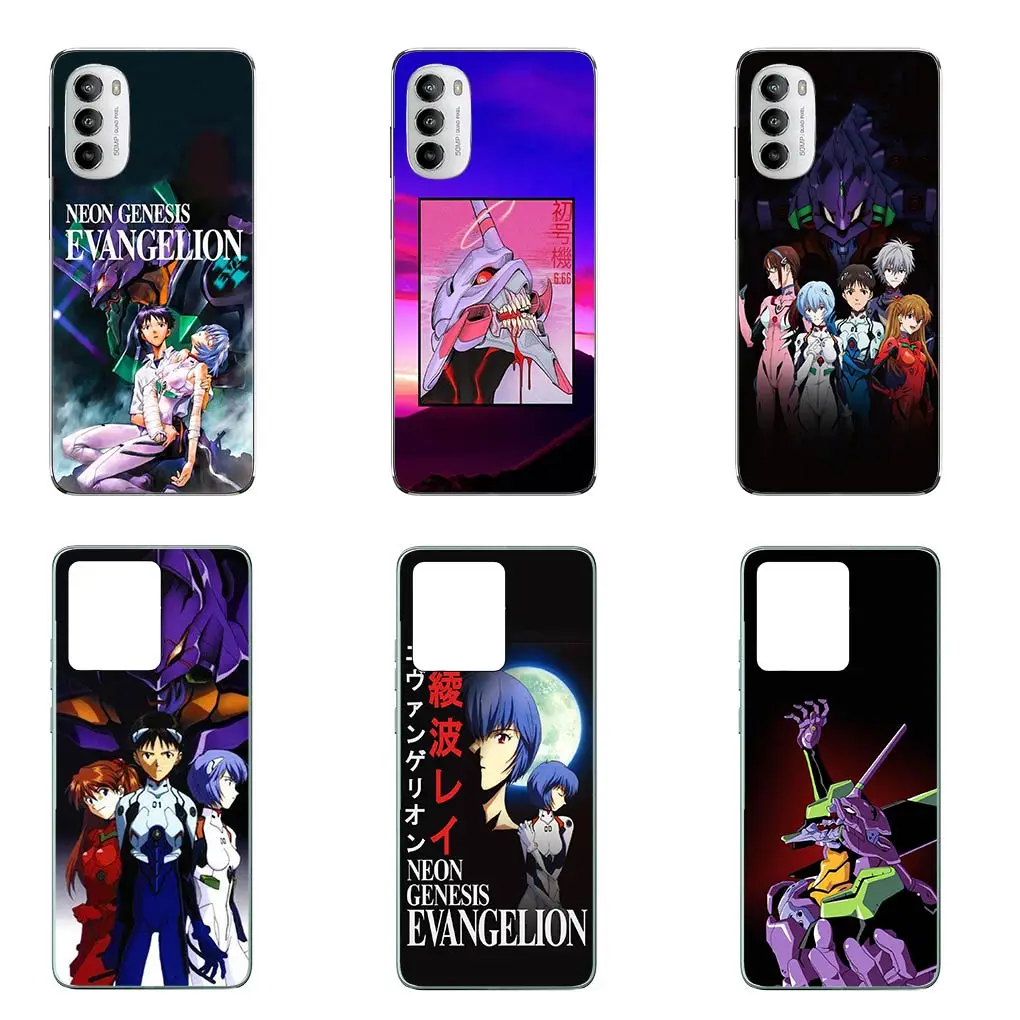 N-Neons G-Genesis E-Evangelions Phone Cover for Motorola Moto G13 G14 G53 G54 G62 G72 G82 G84 E13 E20 G42 G32 G23 G22 Case