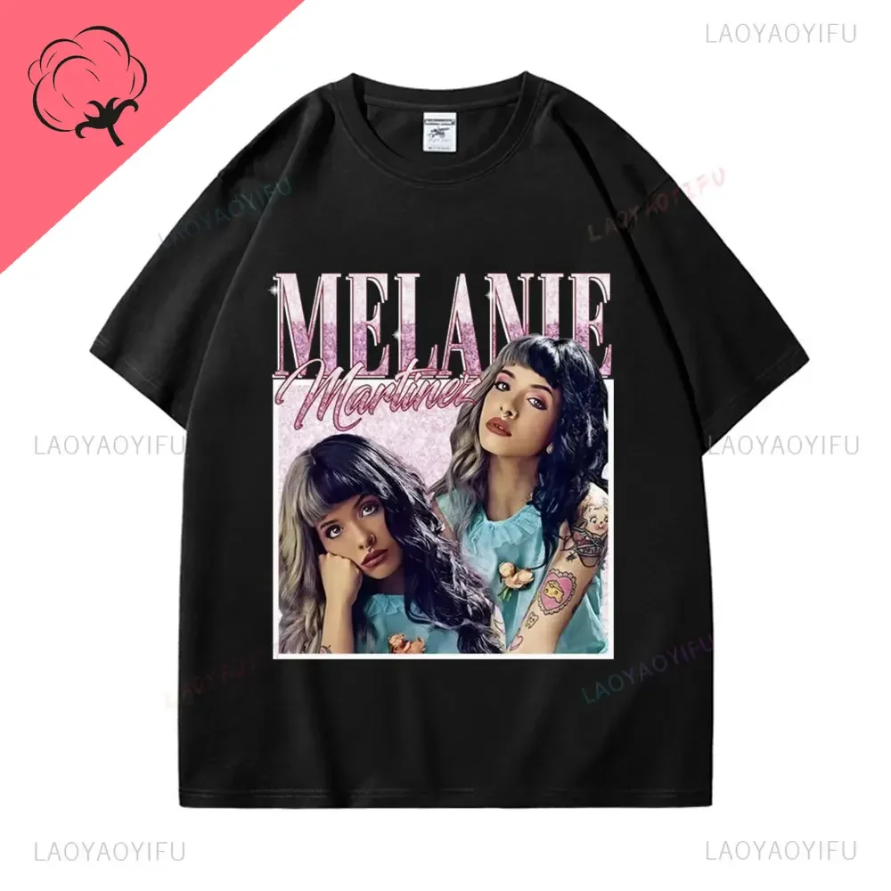 Певица Мелани Мартинес Модная Эстетика Футболка с короткими рукавами Хип-хоп