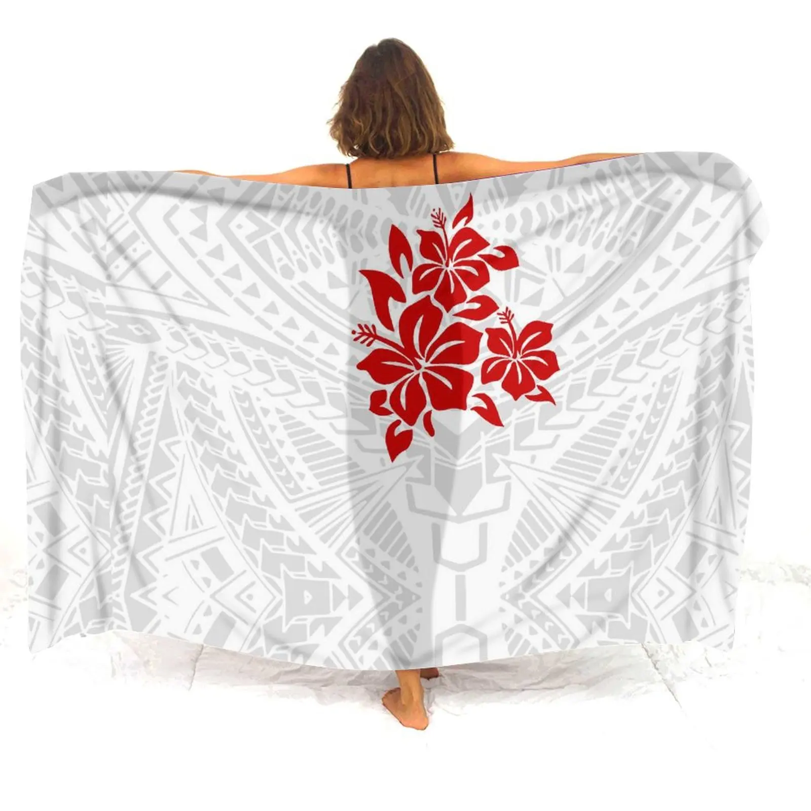 Женский стиль элегантный саронг этнический полинезийский качественная ткань с