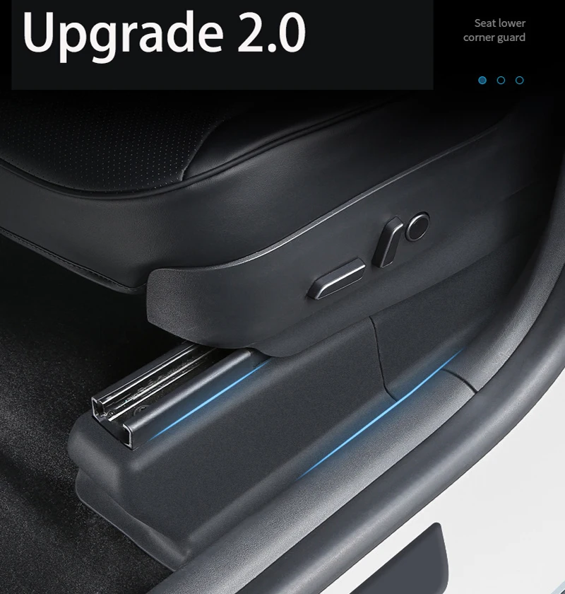 

For Tesla Model Y Original Car Interior Protector For Tesla Model Y Seat Slide Angle Guard Rubber Plug Car Accessories