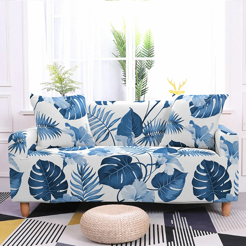 

Peacock Printed Corner Sofa Covers for Living Room L Shape Corner Couch for Sofa Cover Elastic Strech Sofa Cover 1/2/3/4 Seat