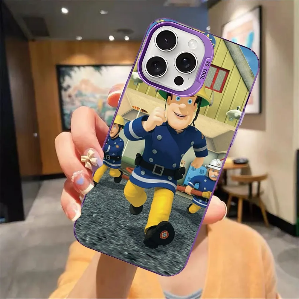 F-Fireman Sam Phone Case For IPhone 16 15 14 13 12 11 Pro Max X XR XSMAX 8 7 Plus Matte Shockproof Back Cover (art.: 3920cc023edaa) - 3920cc023edaa
