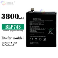 new blp743 3800mah original battery for oneplus 7t one plus 7t phone battery high capacity oneplus phone batteries