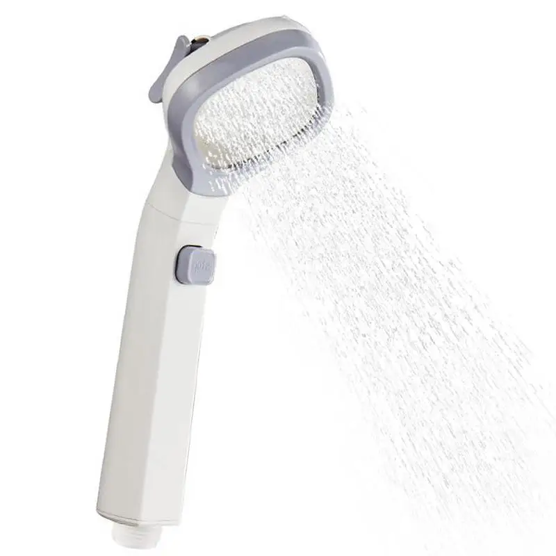 

Насадка для душа с 4 настройками, ручная душевая лейка под давлением, экономичная водостойкая, поддержка 4 режимов