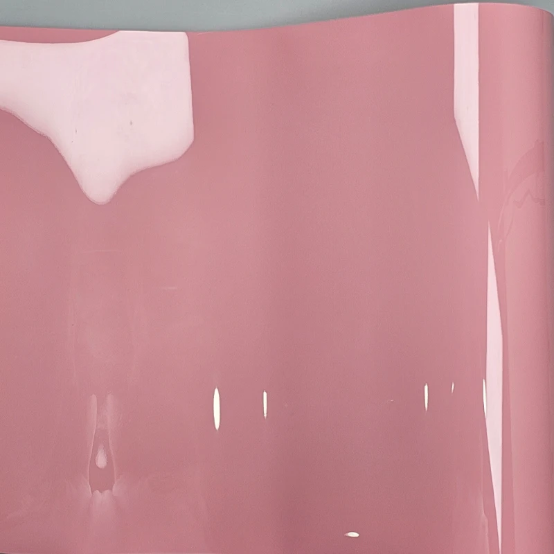 Высокоглянцевая красная Порошковая клейкая Виниловая наклейка для автомобиля