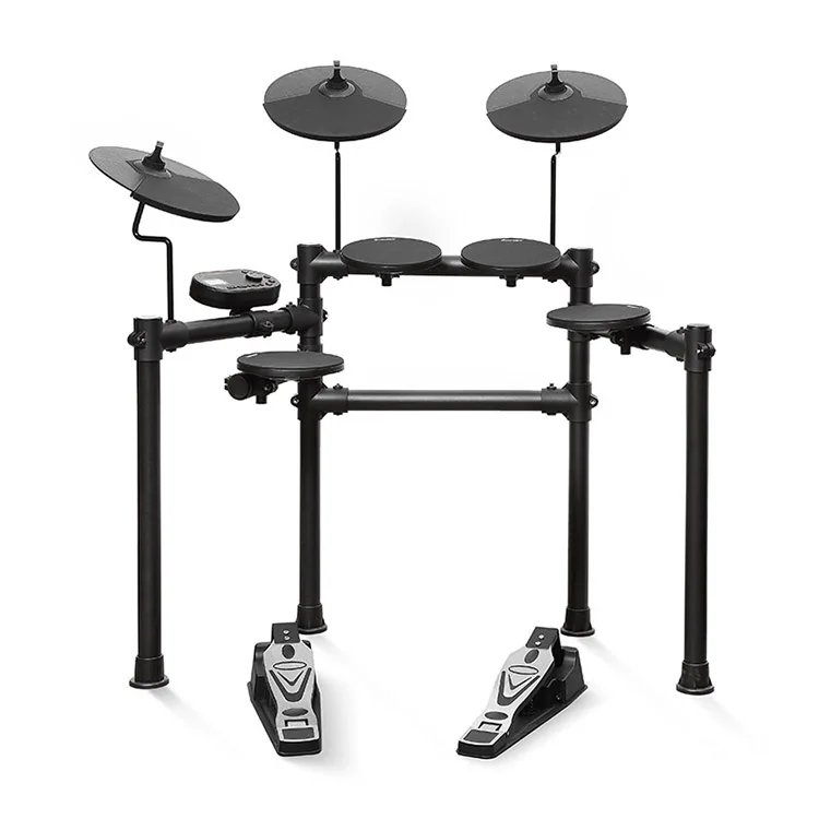 

With drum sticks pedal snare tom hihat ride crash beginner electric percussion kit practice electronic drum set