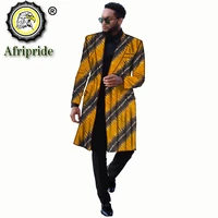 mens jacket african clothes print coats long outwear two button plus size clothing for men dashiki outfits attire s2014007