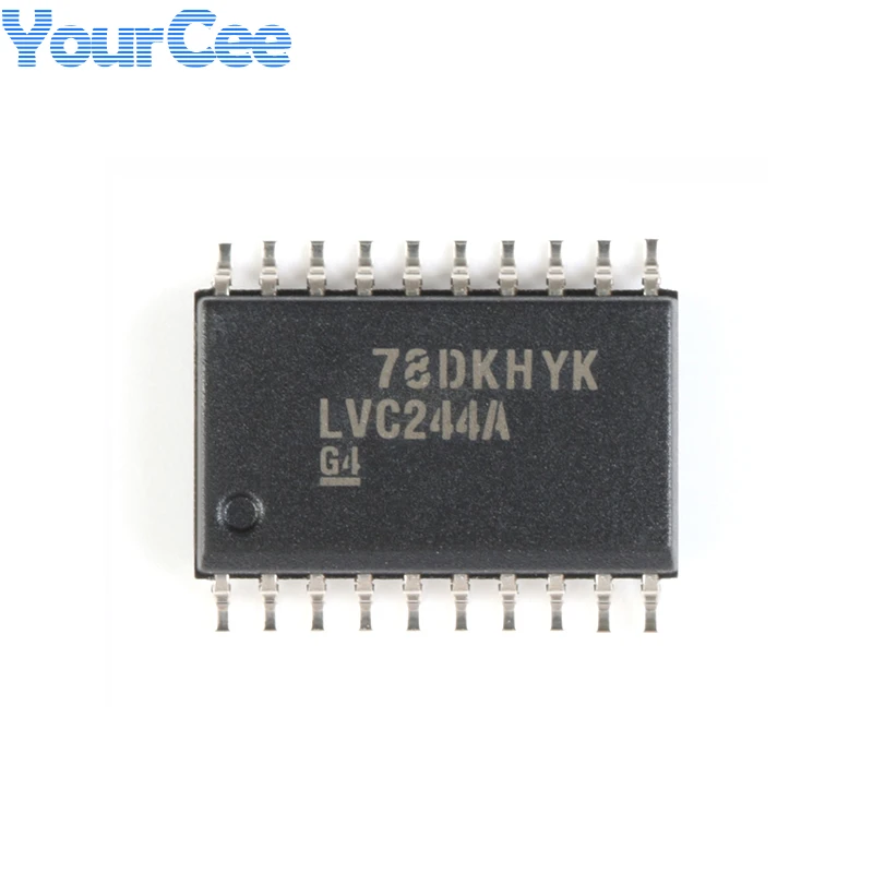 

SN74LVC244ADWR SOIC-20 трехпозиционный выход восьмипозиционный Буфер/логический чип драйвера