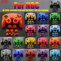 for ngc controller replacement front back shell housing cover case with abxy l r z dpad button for gamecube handle accessories
