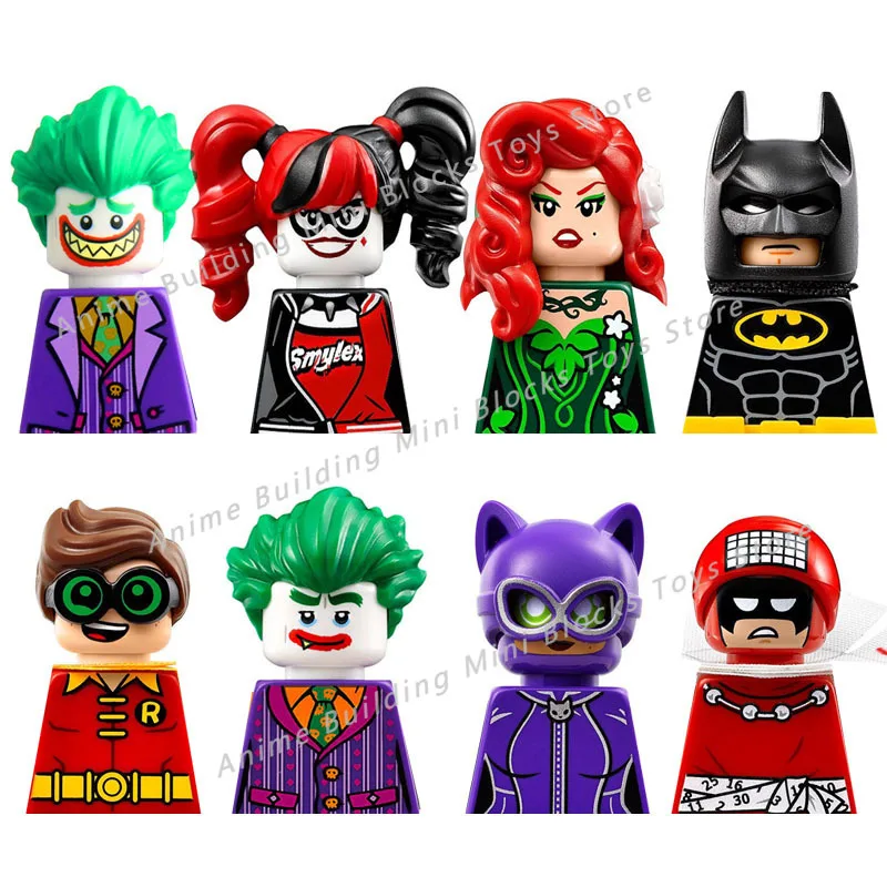 

PG8032 Batman The Joker Harley Quinn Movies Plastic Mini Action Toy Figures Building Blocks Assemble Blocks Kid Birthday Gifts