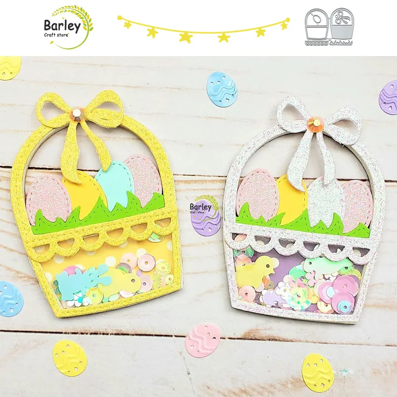 

New Craft Die Cut Flower Basket Cutting Dies Scrapbook DIY Decorative Album Cover Paper Cards Making Tool