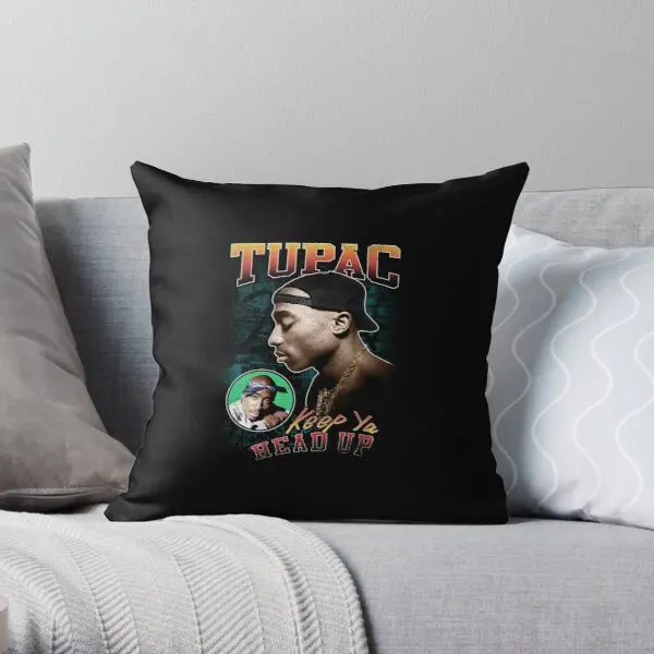

Наволочка для подушки с принтом Tupac, квадратная модная удобная мягкая декоративная подушка, подушки в комплект не входят