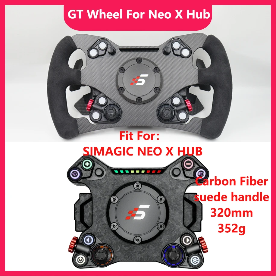 Фото SIMPUSH Formula F1 Racing Sim Wheel Mod GT3 GT4 Sim Racing Simracing для SIMAGIC Neo X Hub №1