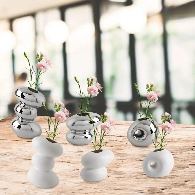 

Ваза для цветов, Минималистичная декоративная ваза в скандинавском стиле на спирали, Современная декоративная ваза для растений, ваза для пампасной травы