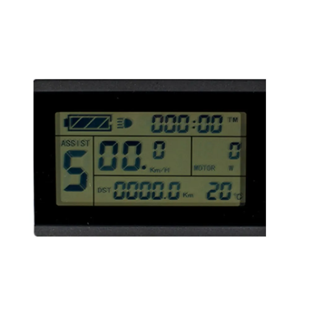 

E-Bike KT-LCD3 LCD Display Meter For KT Series Controllers 24v 36v 48V Waterproof Plug Bracket Screw Protective Cover Sets